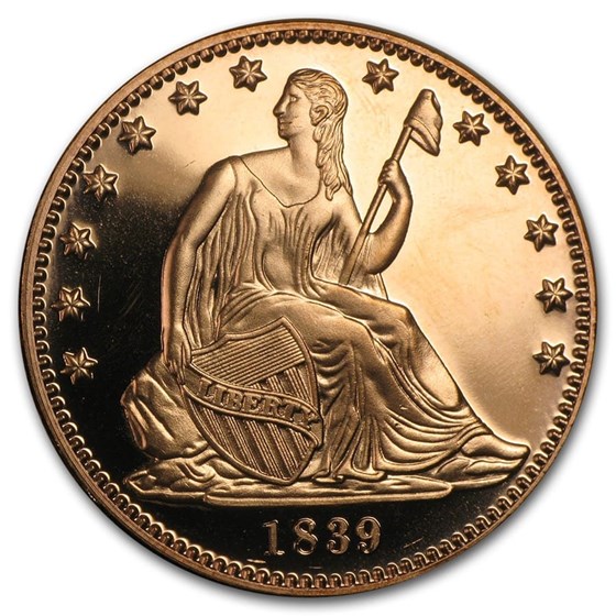1 oz Copper Round - Seated Liberty 1 oz Copper Round - Seated Liberty